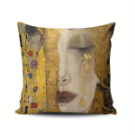 1tk V&auml;rviline Ruudukujuline Padjap&uuml;&uuml;r, T&otilde;mblukuga &Uuml;hepoolne Tr&uuml;kiga Padjap&uuml;&uuml;r 45.72X45.72 Cm