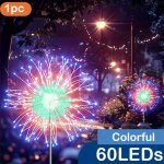 IRILUCN P&auml;ikese Ilutulestiku Tuled - 60/240/480 LED Aiatulede Komplekt., Įvairiaspalvis