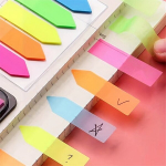 200 lehte Fluorestsentspaber Memopad J&auml;lgkleebised Marker Kontoritarbed., A*2+B*2