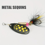Premium Spinnerbait Kalap&uuml;&uuml;k&otilde;htu - P&ouml;&ouml;rleva Metallist S&auml;delev Disain Magevee ja Soolavee Kalap&uuml;&uuml;giks., 3,5 g