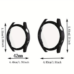 【2tk】Huawei Watch GT3 42mm/46mm kaitse, karastatud klaasiga &otilde;huke kaitse&uuml;mbris., Skaidrus *2