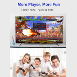 20000+ 4k HDmi-teleriga videom&auml;ngupulk Retro-m&auml;ngukonsool, 2 juhtmevaba kontrolleriga 4k m&auml;ngupulk, 100% uus