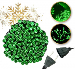 Dekoratiivsed j&otilde;ulud 100 LED tuled, roheline tuli, 8 m