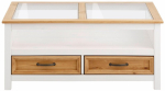 Diivanilaud Notio Living Selma, valge/pruun