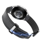 22mm Kunstnahast Magnetkinnitus Rihm Samsung Galaxy Vaata 46mm/Gear S3 Garmin Spordirihma Asendusrihm., Juoda