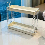 Luxe Glacier Musteriga Vannitoa Korraldaja - 1tk Kosmeetika ja Nahahooldus Hoidik.