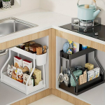 Mitmeotstarbeline kraanikausi hoiuriiul vannituppa ja pesuruumi jaoks , Juoda