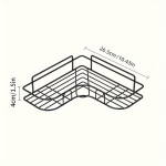 Nurgariiul + Kahe Konksuga Kleepleht, Vannitoa Seina Kapp.