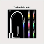 1tk Loominguline K&ouml;&ouml;k Vannituba LED V&auml;rvimuutev Du&scaron;iotsik Valgusti.