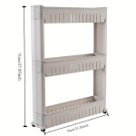 3-astmeline kitsas hoiukorv organizer &ndash; mitmeotstarbeline PP materjalist jagaja vannituppa, k&ouml;&ouml;ki ja elutuppa