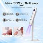 Mini UV LED K&uuml;&uuml;nelamp Metallist Alusega, Laetav USB-ga , Violetinė