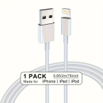 3Pakki/1Pakki 3m &Uuml;lipikk Laadimiskaabel iPhone jaoks, 3 Pakuotės - 10Ft (3m)