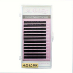 Qeelasee L-kujulised Kunstnaaritsa Ripsmepikendused, 8-15mm, Mahulised Individuaalsed Ripsmed., LC