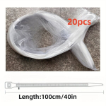 Tugevad Nailonist Kinnitusk&ouml;idikud - Ise Lukustuv, Suur Suurused 400/500/600/800/1000mm., Ilgis: 99,8 cm / 101,6 cm (20 vnt.)