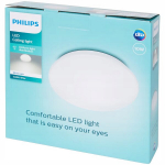 LED &uuml;mmargune plafond 10W laevalgusti Philips 25 x 6,8 cm CL200 valge MOIRE