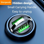 Shengwoda Auto Tarvikud Auto Laadija Kahekordne USB Kiirlaadija