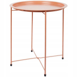 LOFT METALLIST KOKKUPANDAV &Uuml;MMARGUNE KOHVILAUD 46 CM EEMALDATAV PLAAT PUNANE