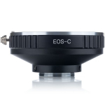 Adapter C-Mount Canon EOS &ndash; Metallkorpus, K&auml;sitsi teravustamine, &Uuml;hilduvus Raspberry Pi HQ