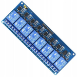 Releemoodul Rosfix 8-kanaliline &ndash; Optoisolatsioon, &Uuml;hildub Arduino, T&ouml;&ouml;pinge 5V