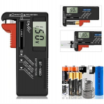 Digitaalne akude tester, universaalne akude tester, akude tester, AA, AAA, C, D, PP3, 9 V, 1,5 V, nupppatareide jaoks &ndash; t&ouml;&ouml;tab ilma patareideta