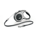 Flexi automaatne rihm New Comfort S, must, 5 m