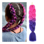 S&uuml;nteetilised v&auml;rvitud juuksed 120 cm paksune ombre WLS50