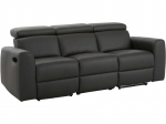 Diivan-jalatugedega Notio Living Capena, kunstnahk, pruun