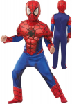 Marvel Spiderman karnevali kost&uuml;&uuml;m punane maskeering M 110-116 cm (5-6 aastat)