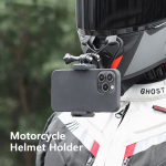 Telefonihoidja K&auml;epael Kiivri Kinnitamiseks Mootorrattale GoPro/DJI Insta360.