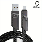 4-&uuml;hes 100W Kiirlaadimine USB Type C Kuni USB C Kaabel iPhone 14 13 Pro Max PD Mobiiltelefoni Kaabel, 2 mln. / 6,6 pėdų