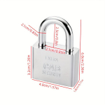 Vastupidav Metallist Tabalukk Kodus ja Lattu Turvaks, 4 cm * 6 cm / 1,57 colio * 2,36 colio