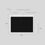 Digitaalne joonistustahvel tahvelarvutid joonistamiseks, LCD-kirjutustahvel, korduvkasutatav joonistustahvel kontorim&auml;rkmete jaoks (roosa)
