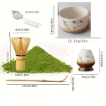 3 tk/5 tk Matcha Vispel Komplekt, Bambus Vispel ja Kauss, Ideaalne Reisi Komplekt, 5vnt