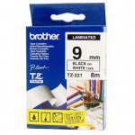 Lint must kiri valgel taustal 8m x 9mm, Brother