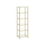 P&uuml;stine riiul Vasagle, 40x177,3 cm, kuldne