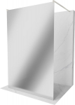 Walk-in du&scaron;isein Mexen Kioto, Brushed nickel, peegelklaas, 140 x 200 cm