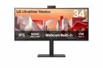 Monitor Monitoreer UltraWide 34" - LG - 34BA85QE-B - 3440x1440 - IPS - 5ms - HDMI/DP/USB-C
