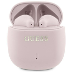 Guess słuchawki Bluetooth GUTWSJ14ESGP TWS + stacja dokująca r&oacute;żowy|pink Printed Classic Logo