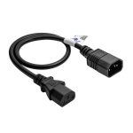 Pikendusjuhe IEC C13 / C14 0,5m AK-PC-14A