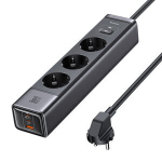 MCDODO vahelduvvoolu laadija ja pikendusjuhe GAN T&Uuml;&Uuml;P C 6x USB-C USB AC 1.5M