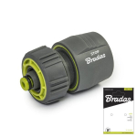 Kiirliitmik voolikule 1/2" Bradas LIME LINE SOFT STOP-funktsiooniga
