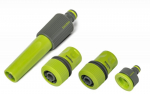 4-osaline komplekt kastmisvoolikutele 3/4" Bradas LIME LINE
