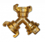 Vooliku kolmikliitmik Bradas IMITATE, messing