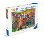 Ravensburger pusle 500 tk: armsad koerad aias