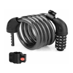 Jalgrataste lukud, vargusvastane jalgratta tabalukk, intelligentne koodiga kaabellukk turvalisuse tagamiseks