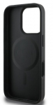 Guess 4G Ring Classic Logo MagSafe kaitse&uuml;mbris iPhone 16 Pro telefonile &ndash; musta v&auml;rvi