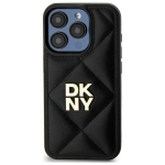 DKNY DKHCP15MPQDSLK iPhone 15 Plus 6.7" czarny|black Quilted Stack Logo