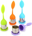 Kohvikannud, teekannud-Fine Mesh Tea Infuser Set (4tk) - Roostevabast terasest kurnad BPA-vaba k&auml;epidemega | Ideaalne lahtiste lehtede tee
