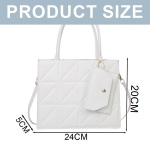 Naiste kotid, trendikas kandiline &otilde;lakott: uus kaasaskantav v&auml;ike naiste kott, valge