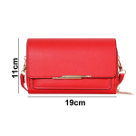 Naiste kotid, v&auml;ike Crossbody &otilde;lakott naistele, mobiiltelefoni kotid kaardihoidja rahakott, punane
